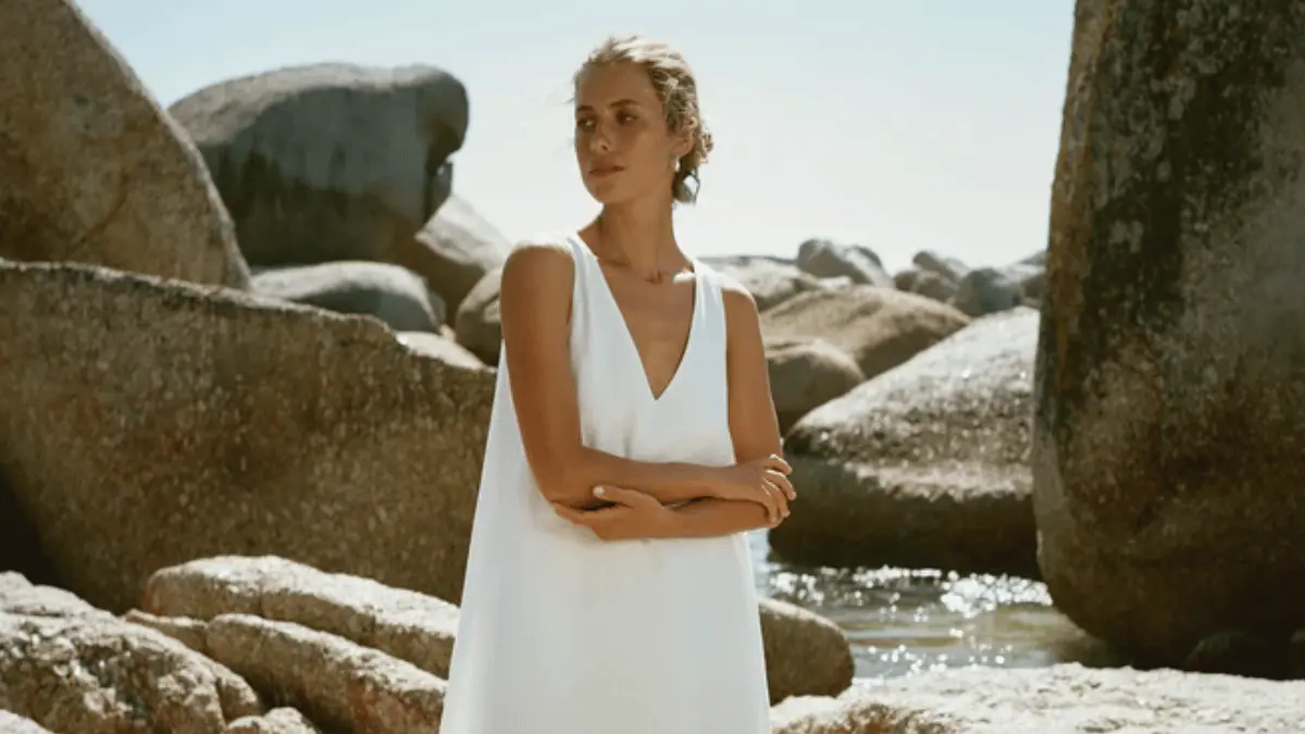 The Best Maxi Dress White [Image: With Nothing Underneath]